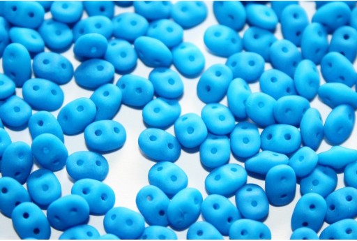 Superduo Beads Neon Turquoise 5x2,5mm - 10gr