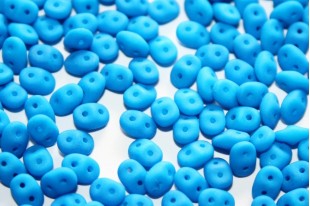 Superduo Beads Neon Turquoise 5x2,5mm - 10gr