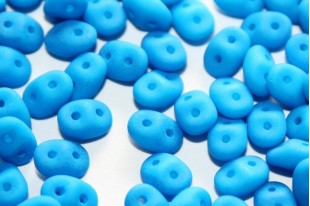 Superduo Beads Neon Turquoise 5x2,5mm - 10gr