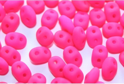 Perline Superduo Neon Pink 5x2,5mm - 10gr 2