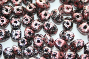 Superduo Beads Tweedy Red 5x2,5mm - 10gr