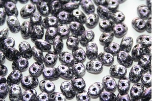 Superduo Beads Tweedy Violet 5x2,5mm - 10gr