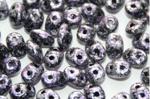 Perline Superduo Tweedy Violet 5x2,5mm - 10gr