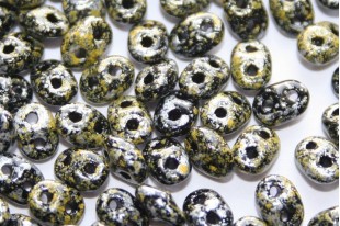 Superduo Beads Tweedy Yellow 5x2,5mm - 10gr