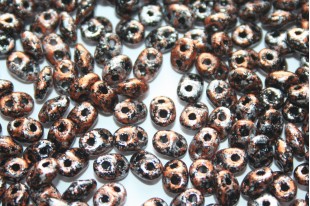 Perline Superduo Tweedy Copper 5x2,5mm - 10gr
