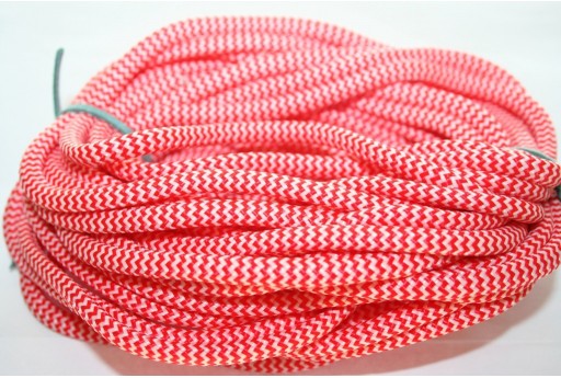 Climbing Cord Red-White 5mm -1mt