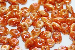 Superduo Beads White Apricot 5x2,5mm - 10gr
