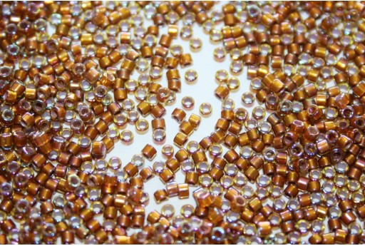 Miyuki Delica Beads Glazes Dark Saffron AB 11/0 - Pack 50gr