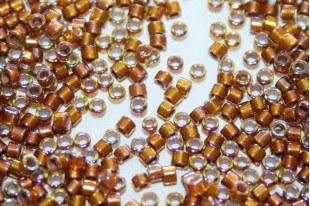 Miyuki Delica Beads Glazes Dark Saffron AB 11/0 - Pack 50gr