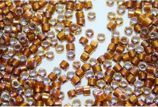 Delica Miyuki Glazes Dark Saffron AB 11/0 - 8gr 2