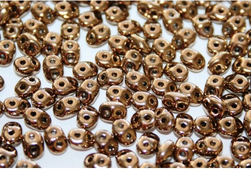Superduo Beads Gold Bronze 5x2,5mm - 10gr