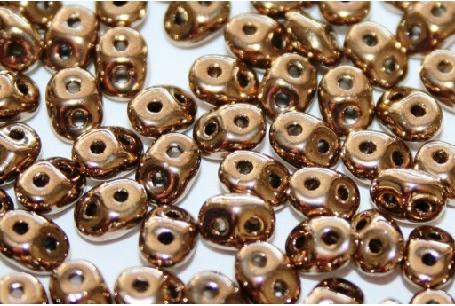 Superduo Beads Gold Bronze 5x2,5mm - 10gr 2