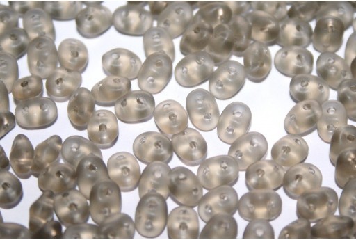 Superduo Beads Matte-Black Diamond 5x2,5mm - 10gr