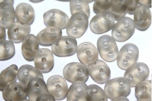 Superduo Beads Matte-Black Diamond 5x2,5mm - 10gr