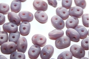 Superduo Beads Matte Opal Violet 5x2,5mm - 10gr