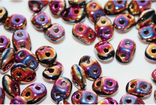 Superduo Beads Full Sliperit Jet 5x2,5mm - 10gr 2