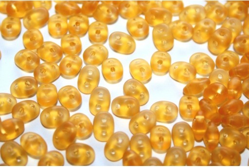 Superduo Beads Matte Topaz 5x2,5mm - 10gr