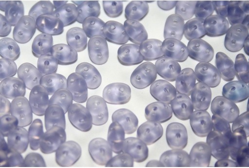 Perline Superduo Matted-Light Violet 5x2,5mm - 10gr
