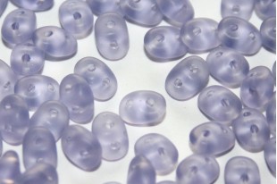 Superduo Beads Matted-Light Violet 5x2,5mm - 10gr