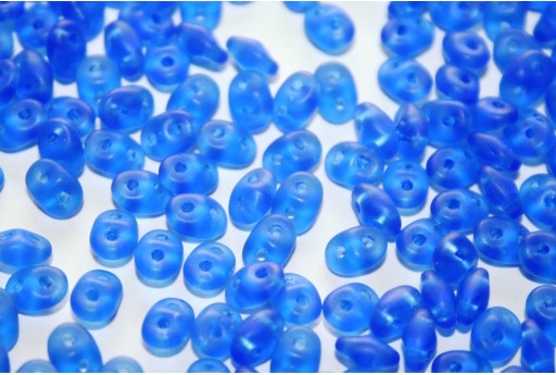 Superduo Beads Matte-Sapphire 5x2,5mm - 10gr