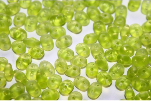 Superduo Beads Matte-Olivine 5x2,5mm - 10gr