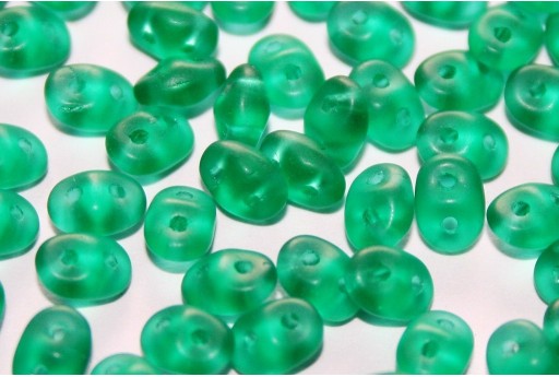 Perline Superduo Matte-Emerald 5x2,5mm - 10gr 2