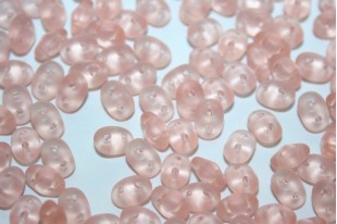Superduo Beads Matte-Rosaline 5x2,5mm - 10gr