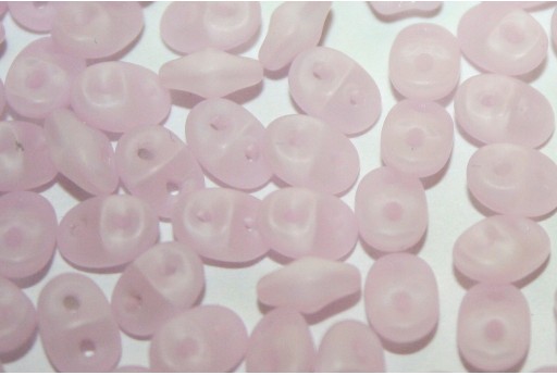 Superduo Beads Matte-Opal Ligh Pink 5x2,5mm - 10gr 2