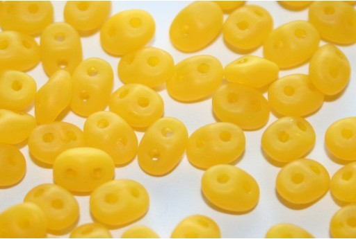 Superduo Beads Matte-Opal Yellow 5x2,5mm - 10gr 2