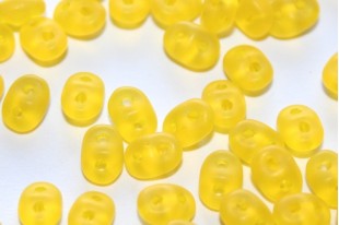 Superduo Beads Matte-Lemon 5x2,5mm - 10gr