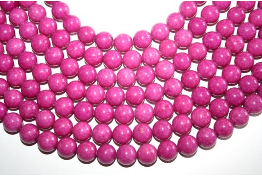 Pietre Jasper Fuchsia Sfera 12mm - 2pz