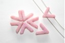 Ava® Beads White Lila Luster 10x4mm - 10pcs