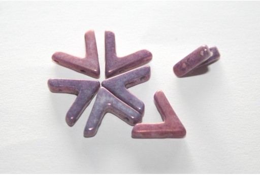 Ava® Beads Lila Vega Luster 10x4mm - 10pcs 2