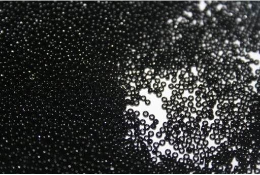 Perline Miyuki Micro Opaque Black 15/0 - 10gr