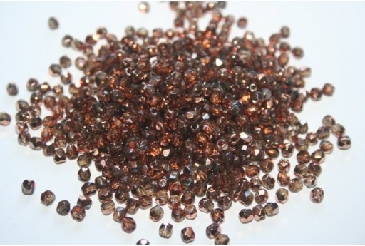 Mezzi Cristalli 3mm Copper Smoky Topaz 1200pz.