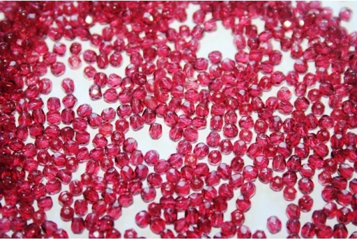 Fire Polished Beads Mauve 3mm - 1200pcs