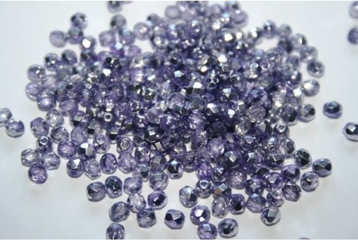 Mezzi Cristalli 4mm Coated 1/2 Silver Violet 1200pz.