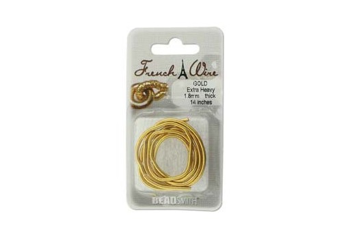 French Wire Gold Extra Heavy 1,8mm - 14inches