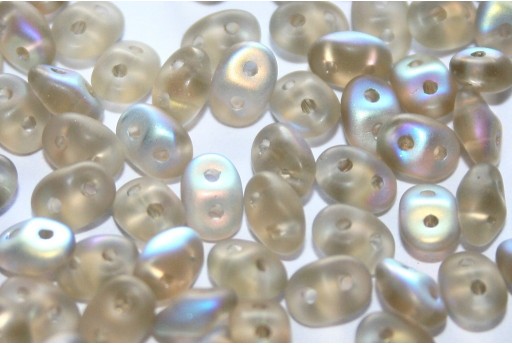 Superduo Beads Black Diamond AB Matted 5x2,5mm - 10gr 2