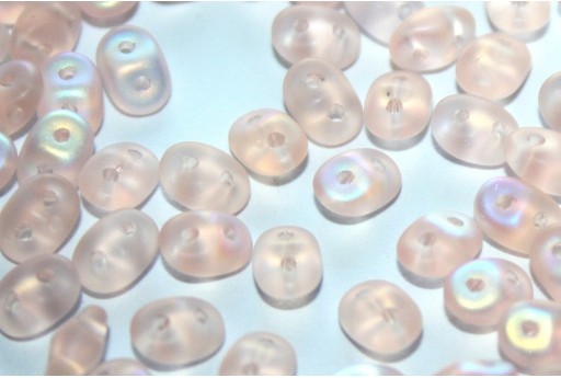 Superduo Beads Rosaline AB Matted 5x2,5mm - 10gr 2