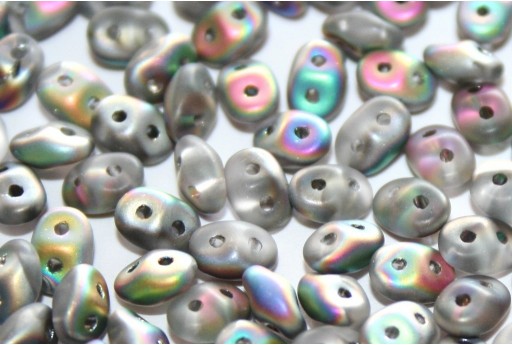 Superduo Beads Matte Crystal Vitrail 5x2,5mm - 10gr 2