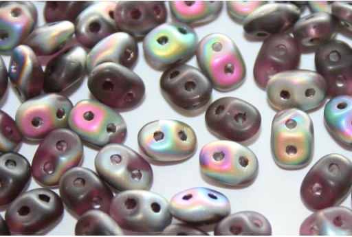 Superduo Beads Matte-Vitrail Amethyst 5x2,5mm - 10gr 2