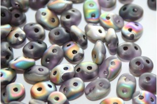 Superduo Beads Matte-Vitrail Tanzanite 5x2,5mm - 10gr