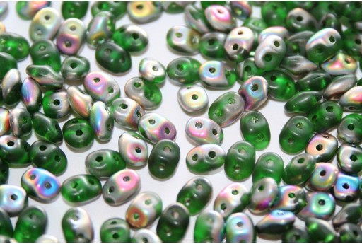 Superduo Beads Chrysolite Vitrail Matted 5x2,5mm - 10gr