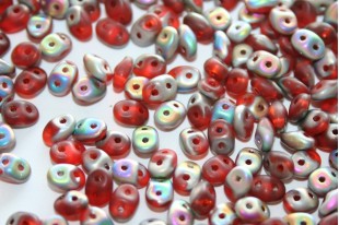 Superduo Beads Matte-Vitrail Hyacinth 5x2,5mm - 10gr