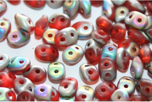 Superduo Beads Matte-Vitrail Hyacinth 5x2,5mm - 10gr 2