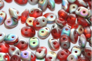 Superduo Beads Matte-Vitrail Hyacinth 5x2,5mm - 10gr