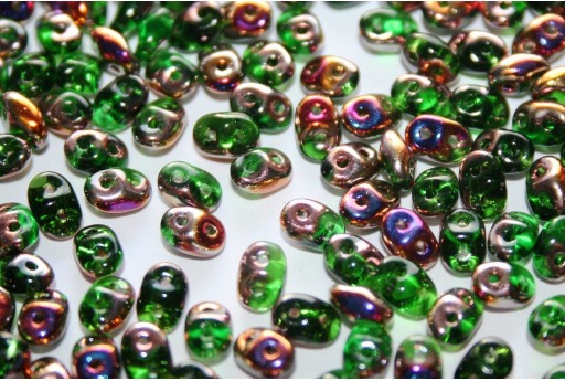 Superduo Beads Chrysolite Sliperit 5x2,5mm - 10gr