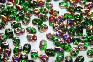 Superduo Beads Chrysolite Sliperit 5x2,5mm - 10gr