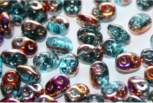 Superduo Beads Aquamarine Sliperit 5x2,5mm - 10gr 2